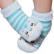 Meia Baby Confort Desenhada Azul - Puket