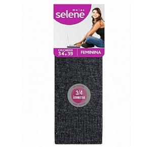 Meia Feminina 3/4 com elastano - Selene